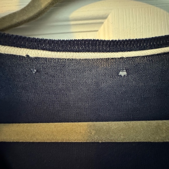 Navy Sweater with Coral Design - Picture 2 of 3